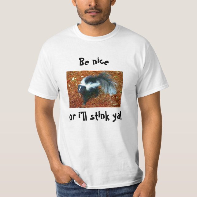 Camiseta ¡Sé amable o te apesto! (Anverso)