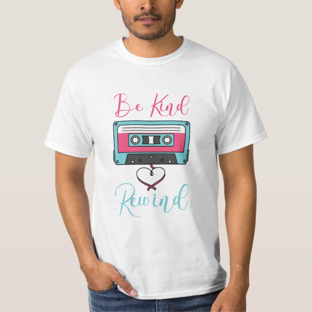 Camiseta Sé Amable, Rewind Tee (Anverso)