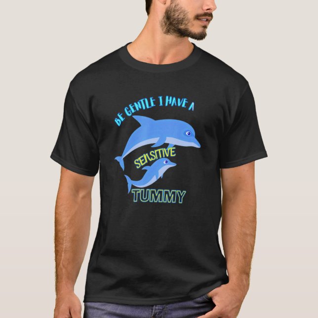 Camiseta Sé Amable Tengo Un Estómago Sensible 1 (Anverso)