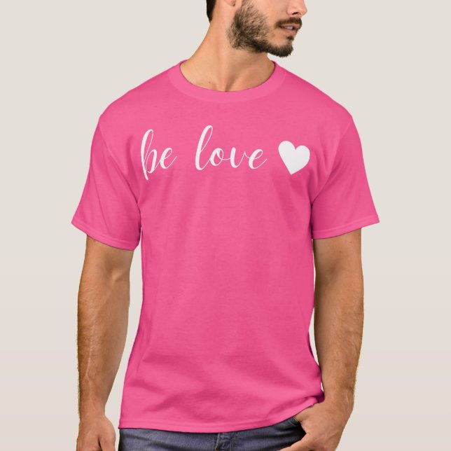 Camiseta Sé amigos del corazón blanco del amor (Anverso)