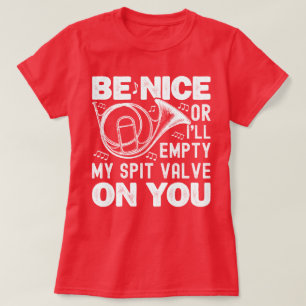 Camiseta Sé bueno o voy a vaciar mi amante de la bocina de 