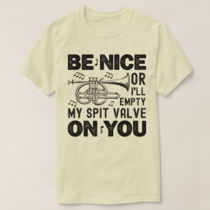 Camiseta Sé bueno o voy a vaciar mi profesor de la canilla