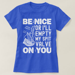 Camiseta Sé bueno o voy a vaciar mis amantes de la válvula