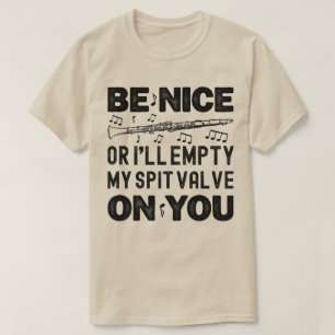 Camiseta Sé bueno, voy a vaciar a mis amantes del Clarinet