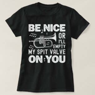 Camiseta Sé bueno voy a vaciar mi válvula de espiga flugelh