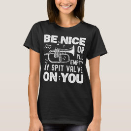 Camiseta Sé bueno voy a vaciar mi válvula de espiga flugelh