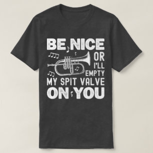 Camiseta Sé bueno voy a vaciar mi válvula de espiga flugelh