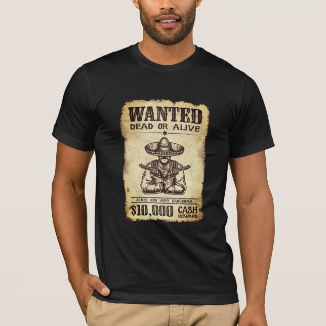 Camiseta Se busca (Anverso)