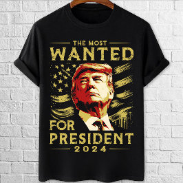 Camiseta Se busca a Trump presidente