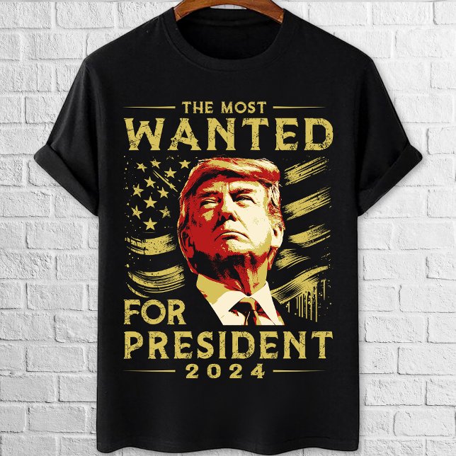 Camiseta Se busca a Trump presidente (Subido por el creador)