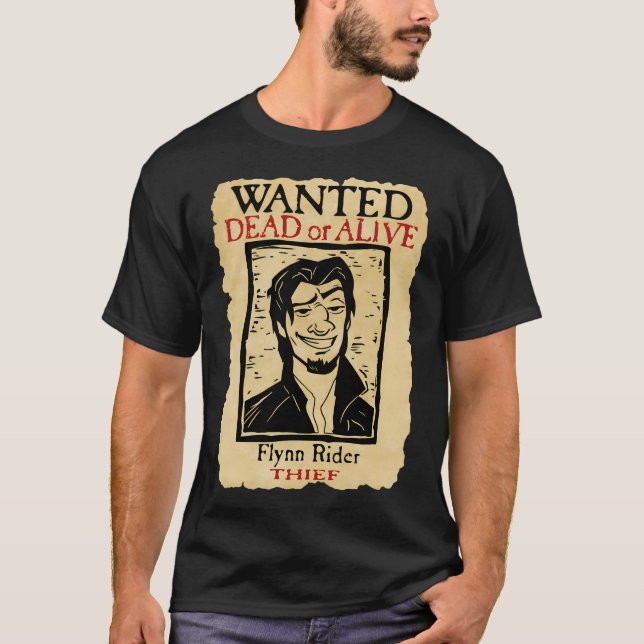 Camiseta Se busca Flynn Rider Nose roto (Anverso)