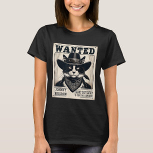 Camiseta Se busca macho de vaca de gato occidental