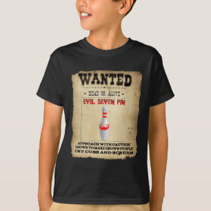 Camiseta Se busca maldad siete bolas de pines mujeres hombr