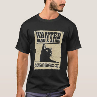 Camiseta Se Busca Muerto Vivo Gato De Schrödinger
