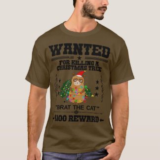 Camiseta Se busca por matar a un Brat de árbol de Navidad