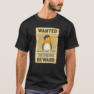 Camiseta Se busca Poster Loro I Cabeza negra Caique