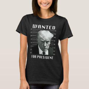 Camiseta Se busca Trump para presidente - Trump Mug nunca f
