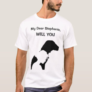 Camiseta ¿Se Casará Conmigo, Propuesta De Matrimonio Nomb