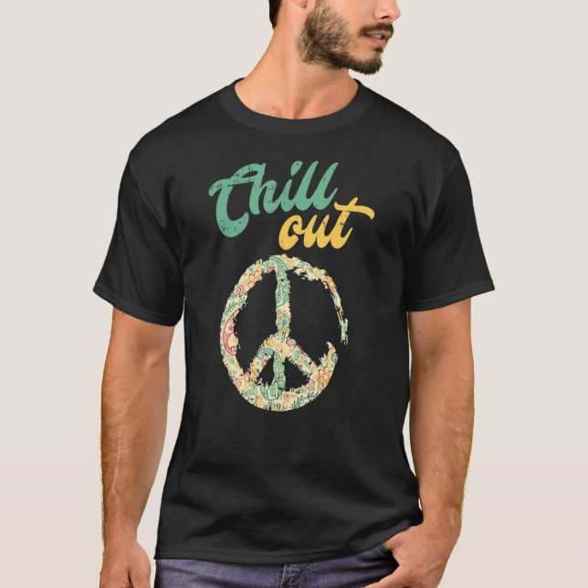 Camiseta Se cerrará la señal de paz retro (Anverso)