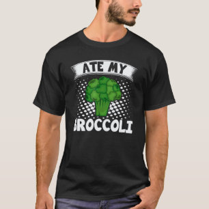 Camiseta Se Comió Mi Brócoli   Brócoli  Vegano Vegetariano