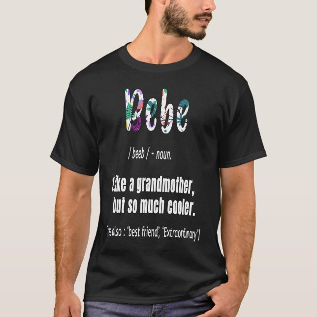 Camiseta Sé Como Abuela, Pero Muchas Madres Más Frías D (Anverso)