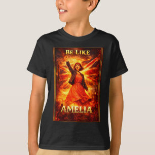 Camiseta Sé como amelia vintage union jack británico Reino 