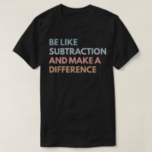 Sé como la resta y haz la diferencia Matemáticas