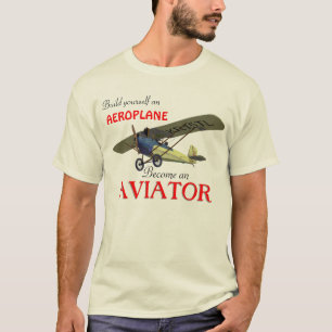 Camiseta ¡Se convierte un aviador!
