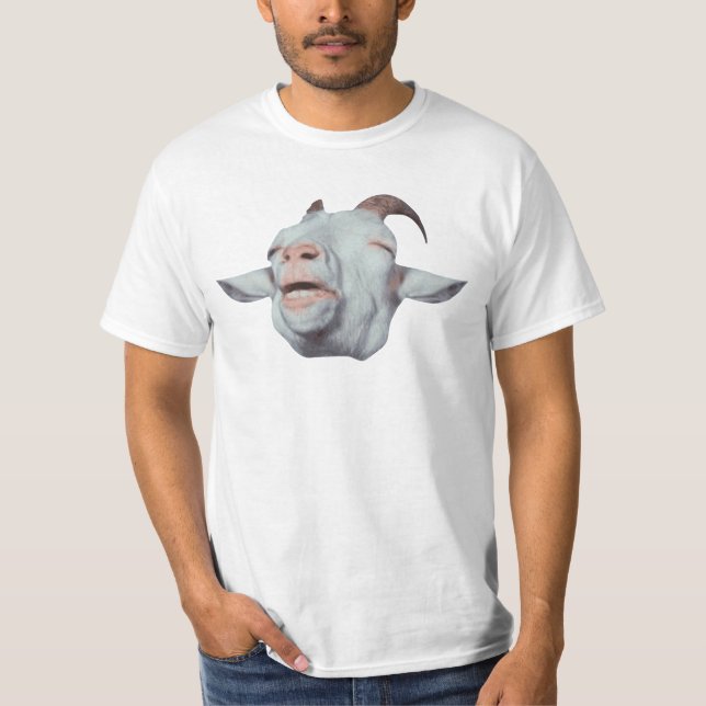 Camiseta Se descolora la cabra feliz (Anverso)