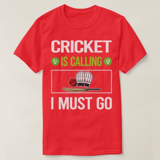 Camiseta Se Dice Que Debo Ir Al Cricket (Diseño del anverso)