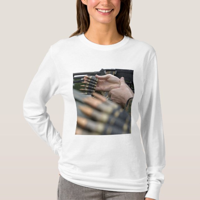 Camiseta Se dispararon más de 3.000 disparos desde M-240G (Anverso)