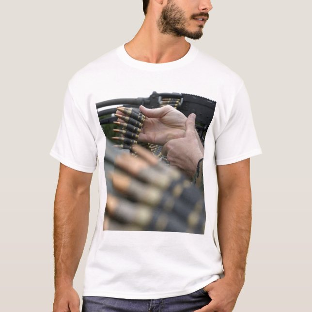 Camiseta Se dispararon más de 3.000 disparos desde M-240G (Anverso)