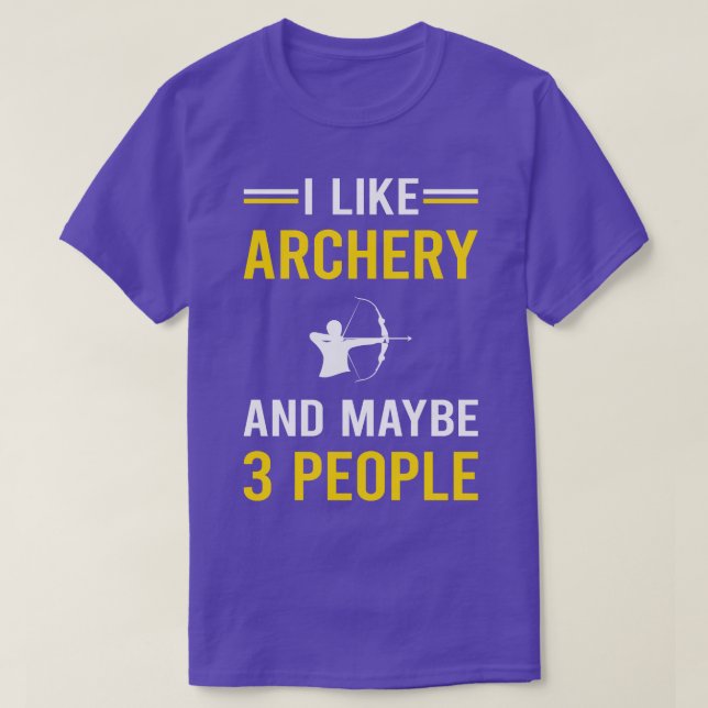 Camiseta Se doblan las flechas del arco de tiro de arco de  (Diseño del anverso)