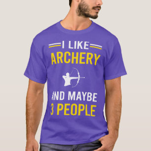 Camiseta Se doblan las flechas del arco de tiro de arco de 
