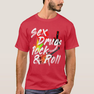 Camiseta Se drogas chico de Rock and Roll