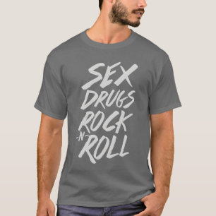 Camiseta Se Drogas Rock N Roll vintage