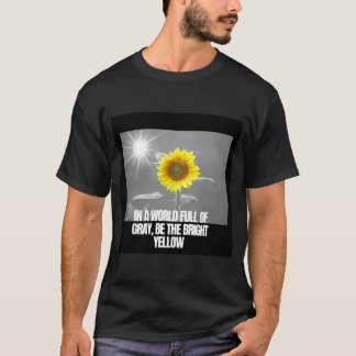 Camiseta Sé el Amarillo Brillante
