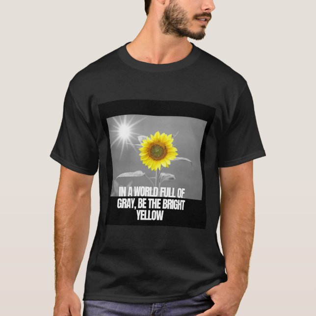 Camiseta Sé el Amarillo Brillante (Anverso)
