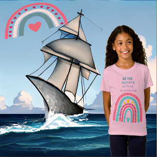 Camiseta Sé el arcoiris en tu Día de San Valentín de aula