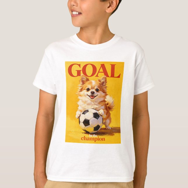 Camiseta Sé el Campeón de Fútbol (Anverso)