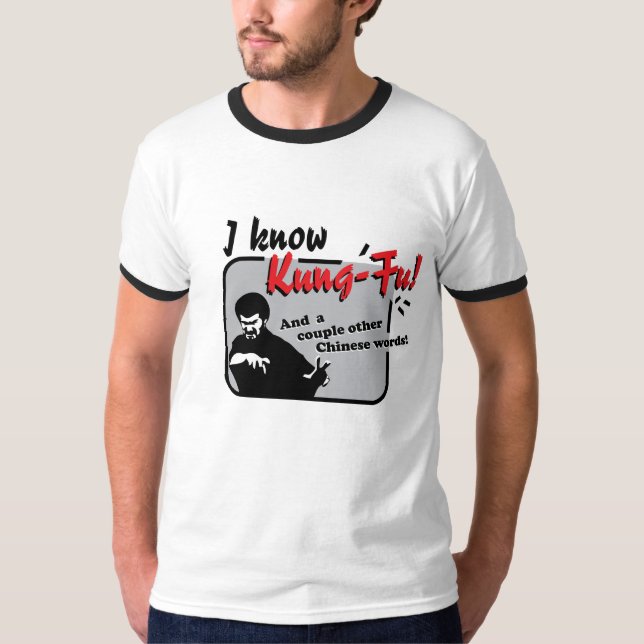 Camiseta ¡Sé el fu de Kung! (Anverso)