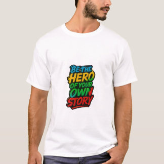 Camiseta Sé el héroe - Cita motivacional