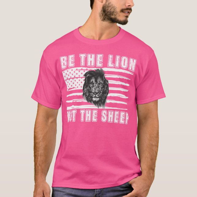 Camiseta Sé El León No La Oveja (Anverso)
