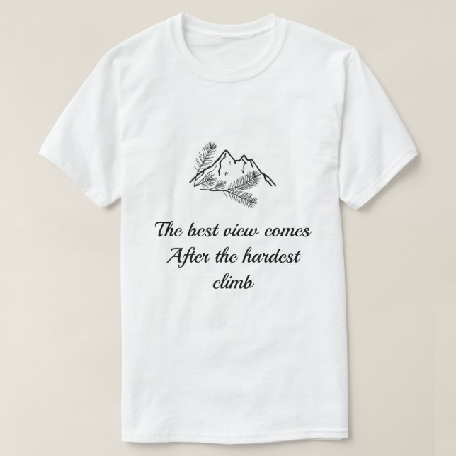 Camiseta Sé el mejor (Diseño del anverso)