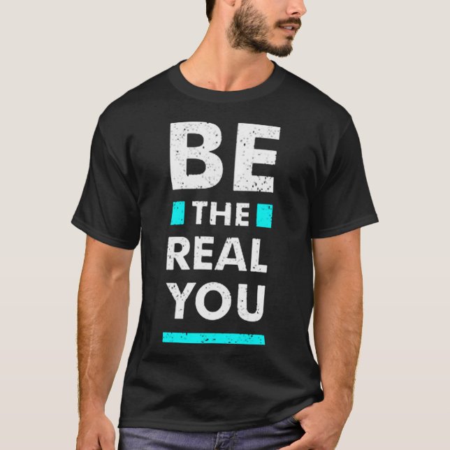 Camiseta Sé el verdadero tú (Anverso)