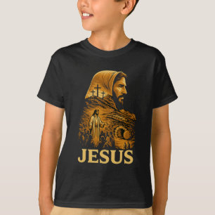 Camiseta Se eleva Jesús Cristiano Feliz Pascua