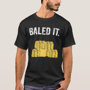Camiseta Se Embolsó Granja De Heno Comida Viviendo