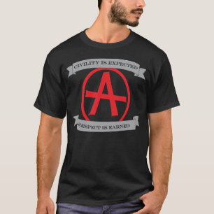Camiseta Se espera se gana la cortesía, respecto