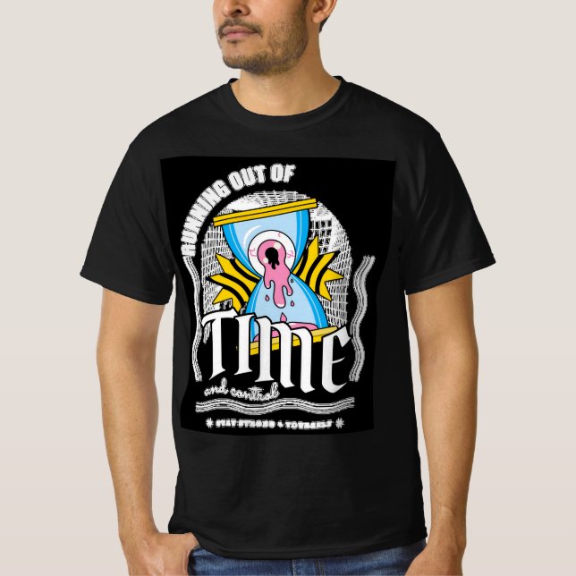 Camiseta Se está acabando el tiempo - Audaz Gráfica D de vi (Anverso)