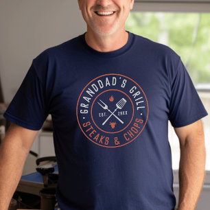 Camiseta Se establece el año personalizado del asador del a